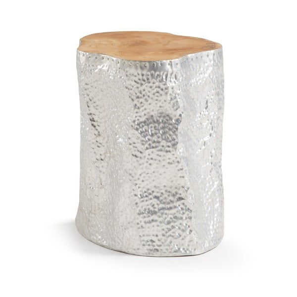 Hoko ezüstszínű tekfa tárolóasztal - La Forma