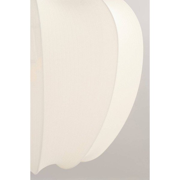 Krémszínű textil mennyezeti lámpa ø 50 cm Pion – Jotex-image-3