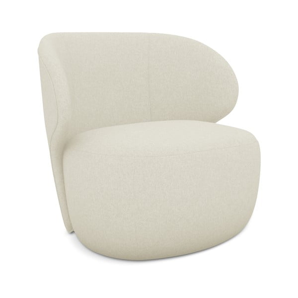 Krémszínű fotel Kama – Makamii