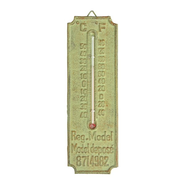 Zöld öntöttvas szabadtéri hőmérő - Esschert Design