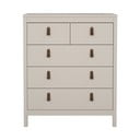 Szürkésbézs komód 82x99x38 cm Madrid – Tvilum