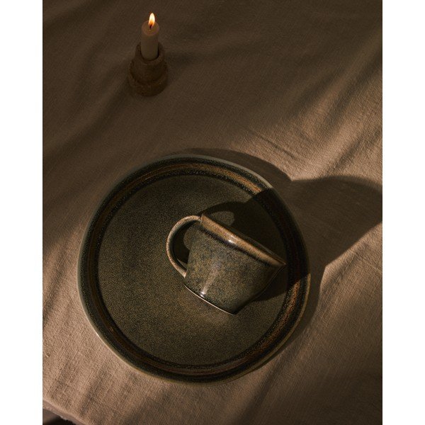 Szürke kerámia bögre Coval – Kave Home-image-2