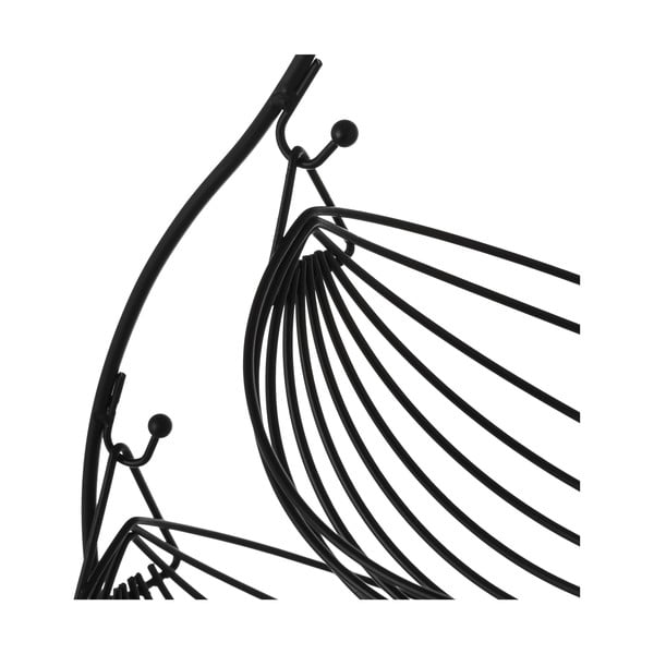 Metalo kétszintes gyümölcstartó kosár - Casa Selección-image-2