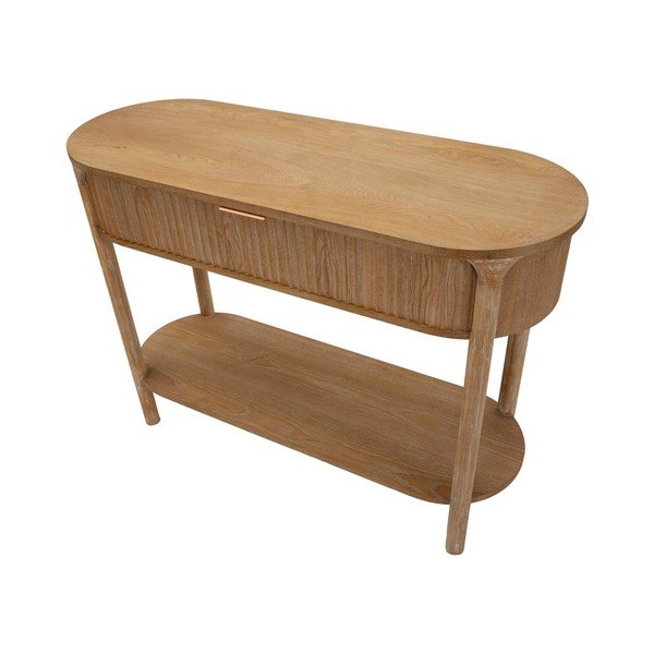 Natúr színű jegenyefenyő konzolasztal 40x110 cm Gothenburg – Mauro Ferretti-image-3