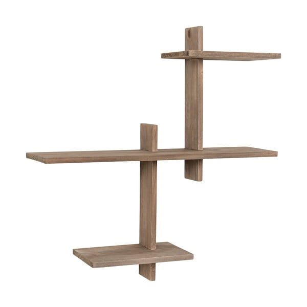 Natúr színű többszintes borovi fenyő fali polc Gavi – House Nordic-image-2