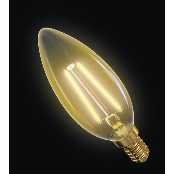 Vintage Candle Warm White LED izzó, 2,1W E14 - EMOS-image-1
