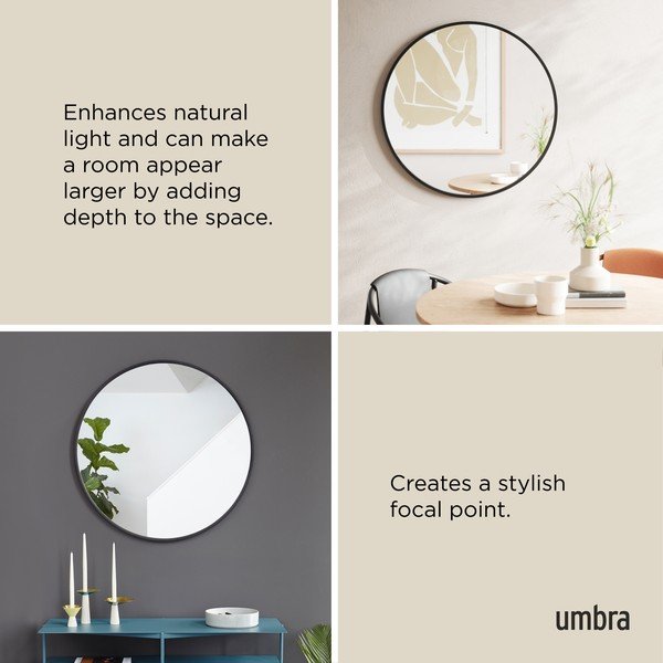 Fali tükör ø 94 cm Hub – Umbra-image-4