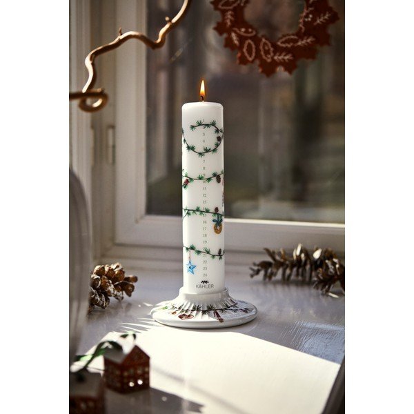 Gyertya karácsonyi mintával Hammershøi Christmas – Kähler Design-image-1