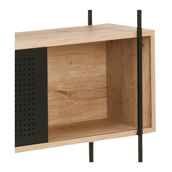 Angus könyvespolc tölgyfa dekorral, 172 x 188 cm - Actona-image-4