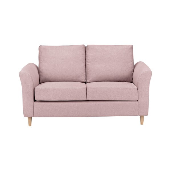 Smooth kétszemélyes rózsaszín kanapé - Kooko Home-image-4