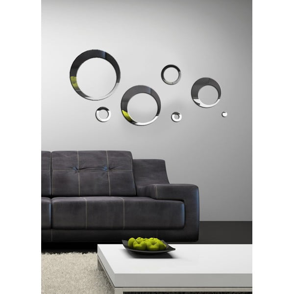 Round Retro dekoratív tükör, 120 x 60 cm-image-1