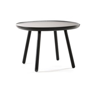Naïve fekete tárolóasztal, ø 64 cm - EMKO