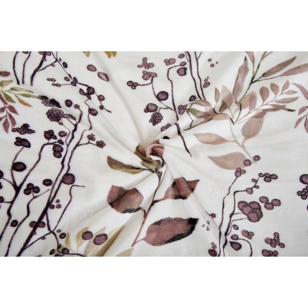 Fehér-barna egyszemélyes mikroplüss ágyneműhuzat 140x200 cm Ramita – My House-image-1