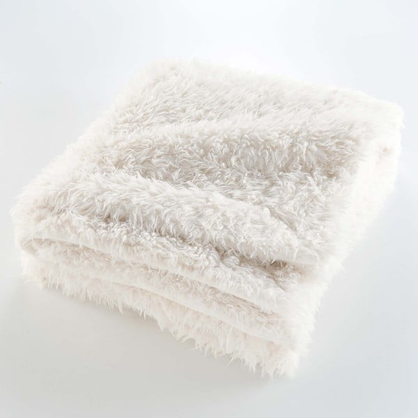 Krémszínű műszőrme takaró 220x240 cm Mouton – douceur d'intérieur