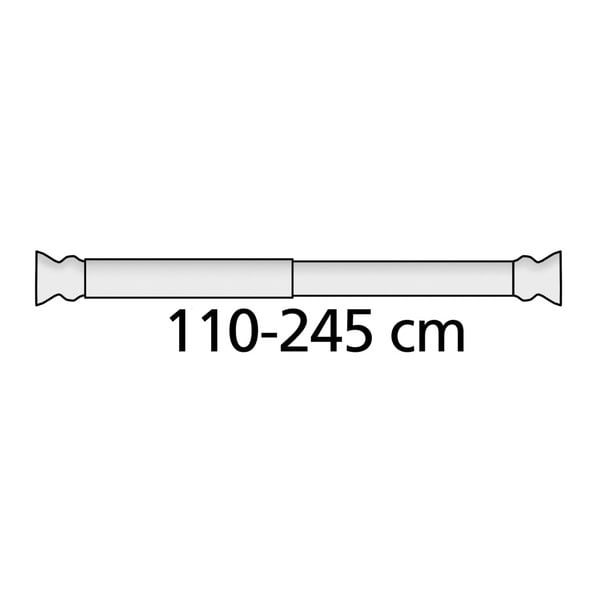 Fehér zuhanyfüggöny rúd 110 - 245 cm – Wenko-image-2