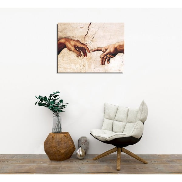 Vászon fali kép Michelangelo másolat, 40 x 30 cm-image-1