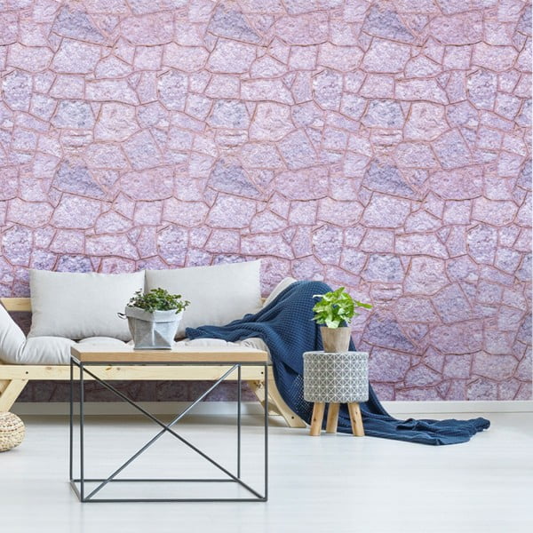 Wall Materials Stones from Polynesia falmatrica, 40 x 40 cm - Ambiance