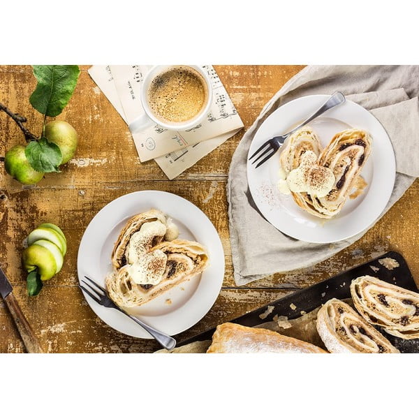 Fehér desszertes porcelán tányér ø 26 cm – Maxwell & Williams-image-1