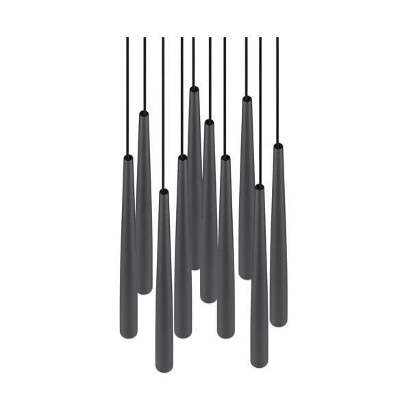 Fekete LED függőlámpa ø 30 cm Cala – Trio Select-image-2