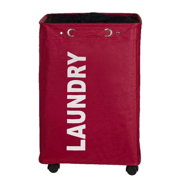 Quadro piros szennyeskosár, 79,2 l - Wenko-image-2