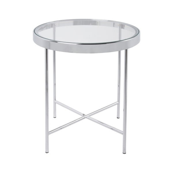 Smooth fehér tárolóasztal, 42,5 x 46 cm - Leitmotiv