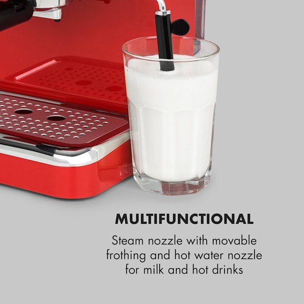 Espressionata Gusto piros kávéfőző - Klarstein-image-4