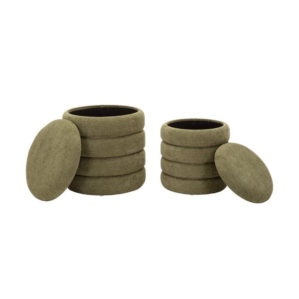 Khaki puff szett 2 db-os Nordic Style – Mauro Ferretti-image-3