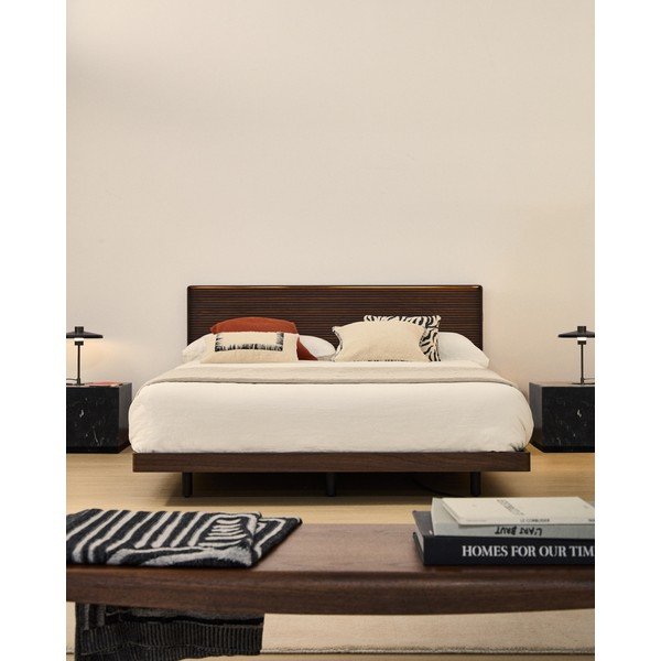 Barna ágytámla 192x91 cm Norlen – Kave Home-image-2