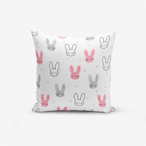 Little Rabbits pamutkeverék párnahuzat, 45 x 45 cm - Minimalist Cushion Covers