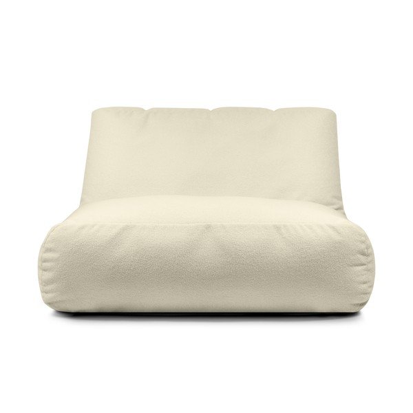 Krémszínű buklé babzsákfotel Sofa Tube – SLOWDOWN-image-2