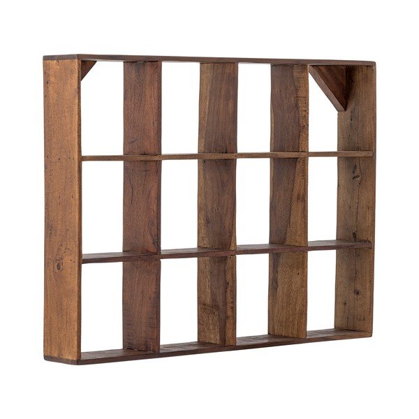 Natúr színű többszintes újrahasznosított fa fali polc 53 cm Tilo – Bloomingville-image-3