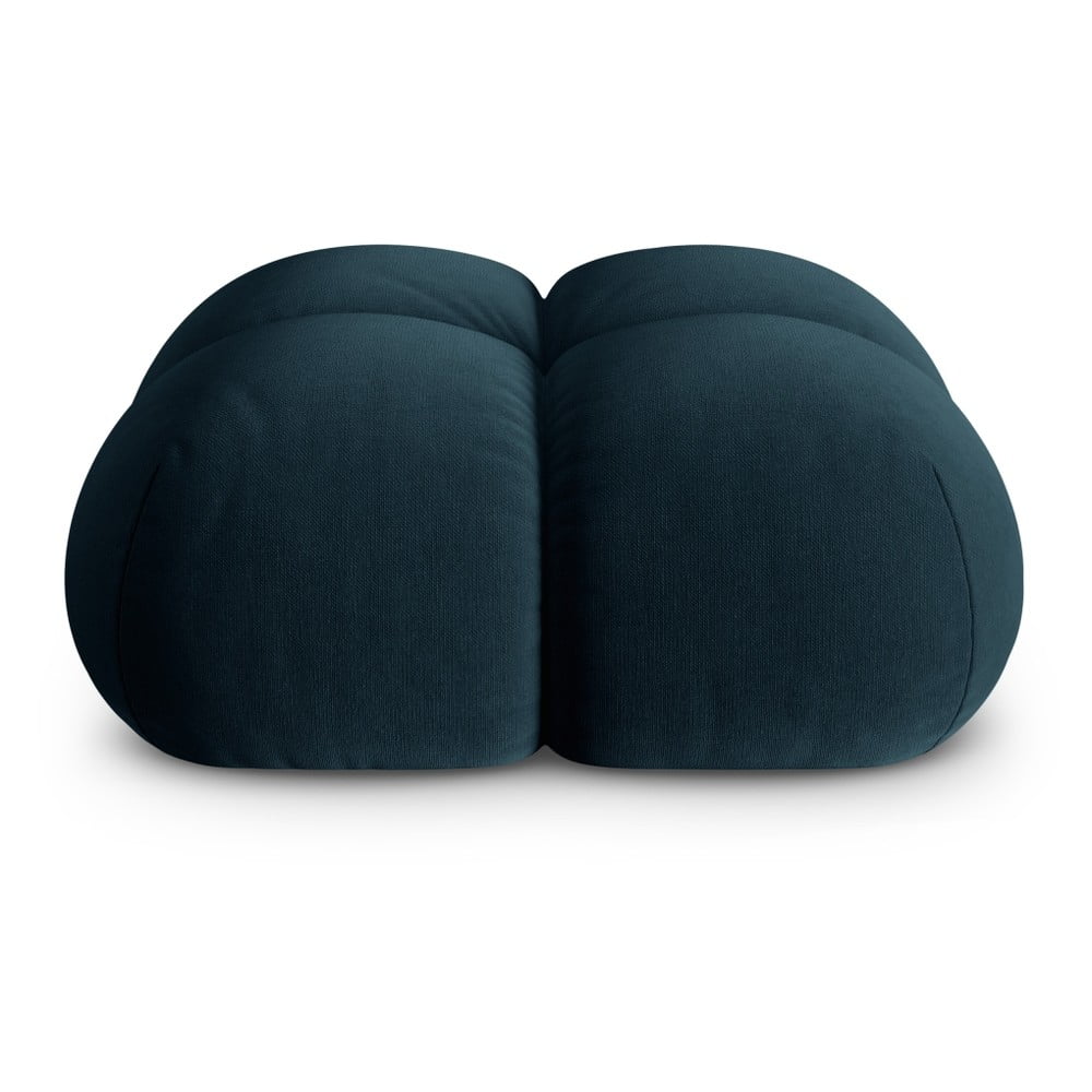 Sötétkék bársony lábtartó Loretto – Cosmopolitan Design
