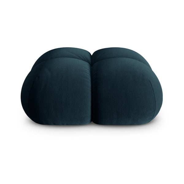 Sötétkék bársony lábtartó Loretto – Cosmopolitan Design