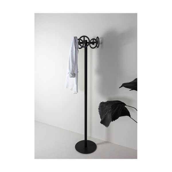 Fekete fém fogas Circle – Spinder Design-image-2