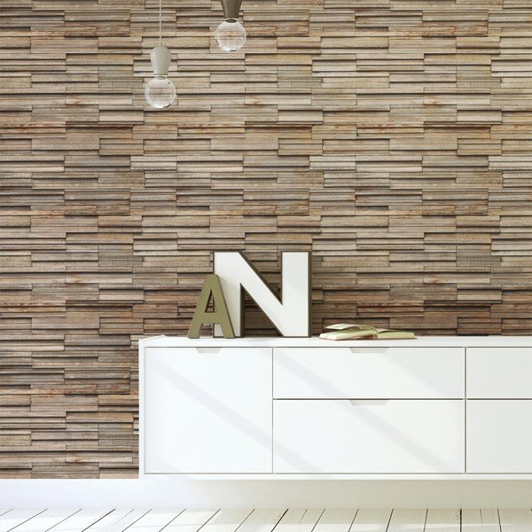 Arcachon Wood Veneer falmatrica, 40 x 40 cm - Ambiance-image-3