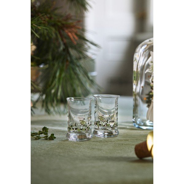 Röviditalos pohár szett 2 db-os 30 ml Christmas – Holmegaard-image-3