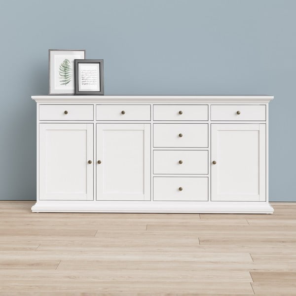 Fehér alacsony komód 189x92 cm Paris – Tvilum-image-1