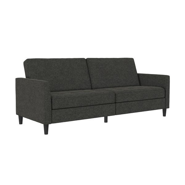 Sötétszürke bársony kanapé 207 cm Presley – Støraa-image-2