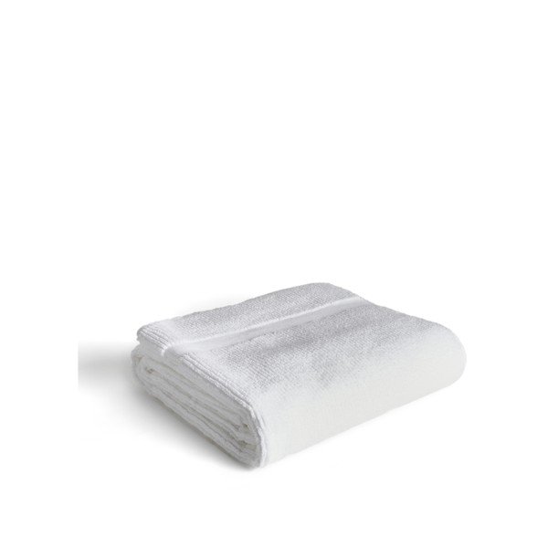 Fehér frottír pamut fürdőlepedő 70x140 cm Olvira – Kave Home