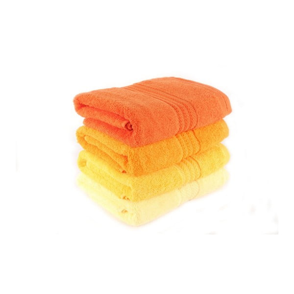 Foutastic Daisy 4 db-os pamut törölköző szett, 50 x 90 cm-image-1