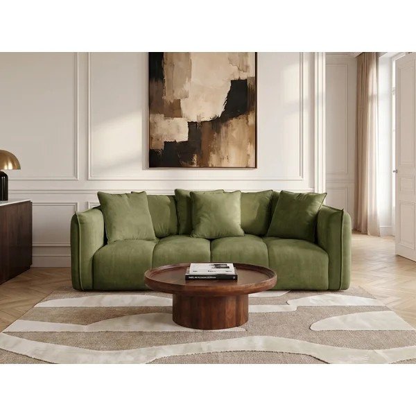 Zöld zsenília kanapé Harlem – Bobochic Paris-image-1