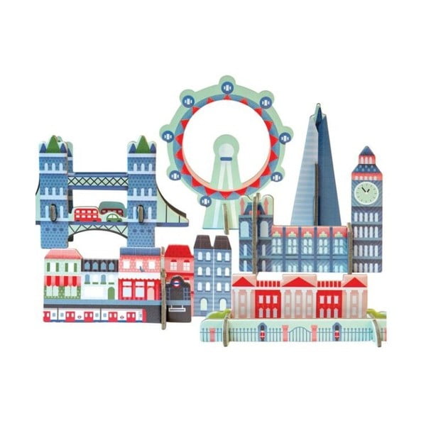 London 3D puzzle - Petit collage