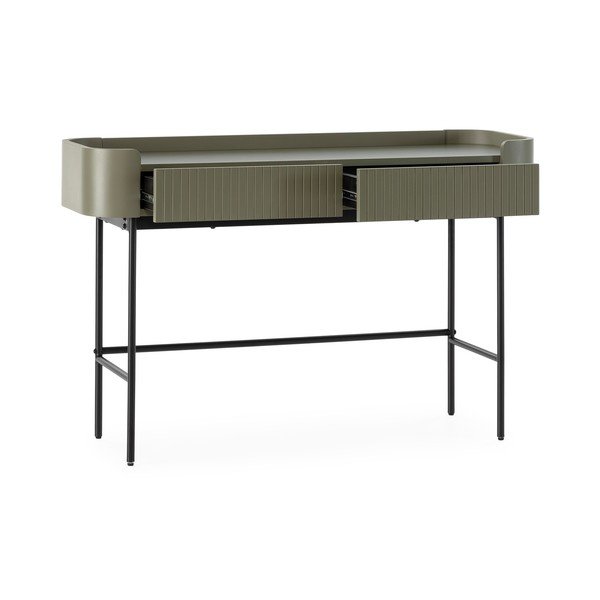 Khaki konzolasztal 40x120 cm Willa – MOME-image-4