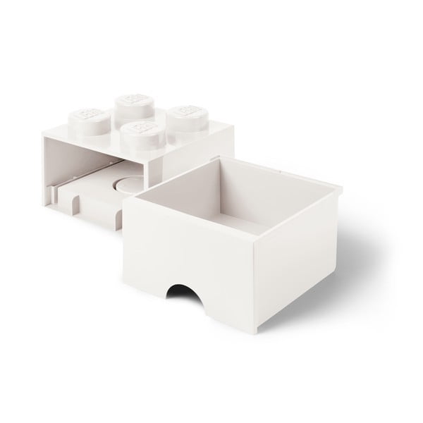 Négyszögletes fehér tárolódoboz - LEGO®-image-3