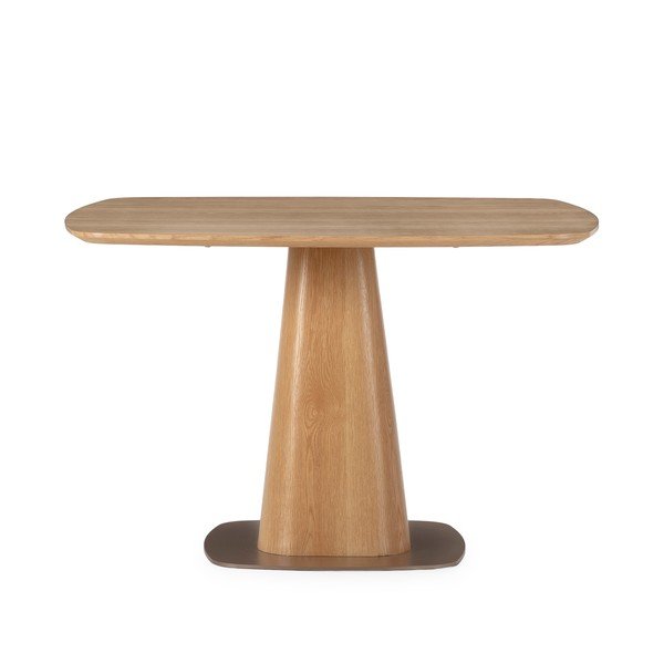 Étkezőasztal tölgyfa dekorral 120x120 cm Etel – MOME-image-3