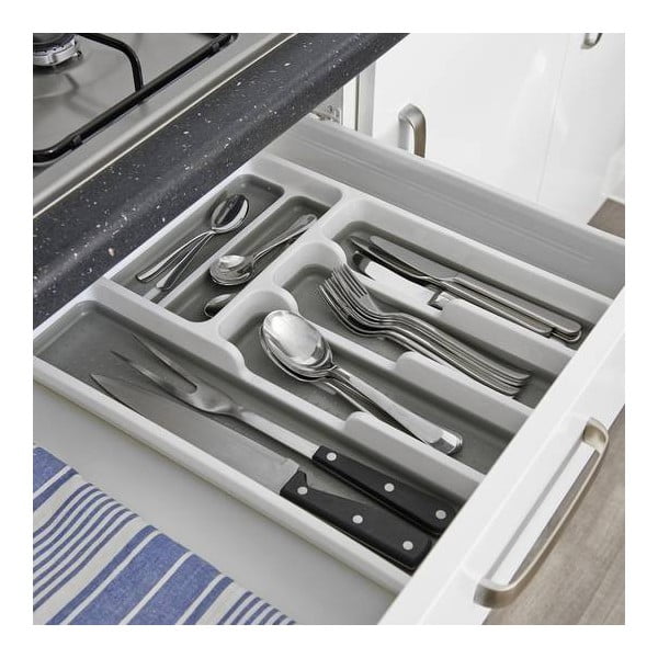 Zöld-fehér csúszásgátló evőeszköz-rendszerező - Addis-image-2