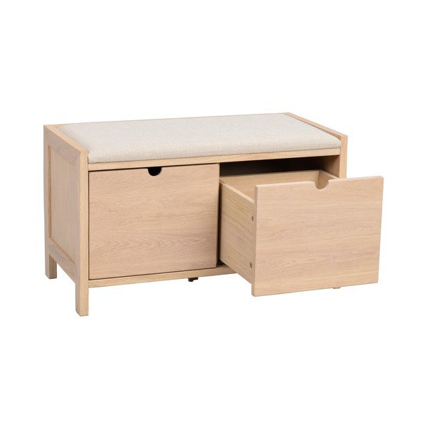 Natúr színű pad Hillmond – Rowico-image-3