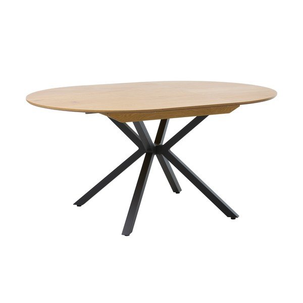 Kerek bővíthető étkezőasztal hosszabbító asztallappal ø 120 cm Cesura – Unique Furniture-image-2