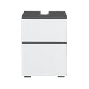 Fehér-antracitszürke mosdó alatti szekrény 40x55 cm Wisla – Støraa