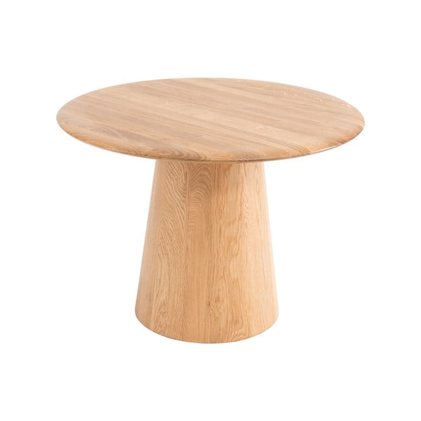Tölgyfa kerek tárolóasztal ø 55 cm Mushroom – Gazzda